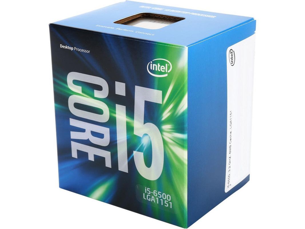 Procesador Intel Core i5-6500 - Cuád-Core, 3,2 GHz, LGA 1151, 65 W, Gráficos Intel HD 530
