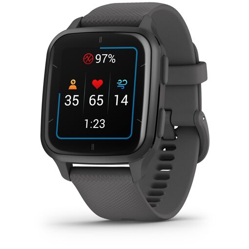 Garmin Venu Sq 2 - 40 mm - Gris Ombré - Reloj inteligente con correa de silicona