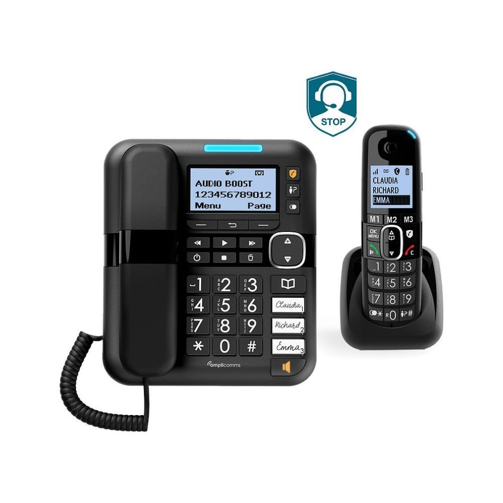 Teléfono fijo Amplicomms 1580 C