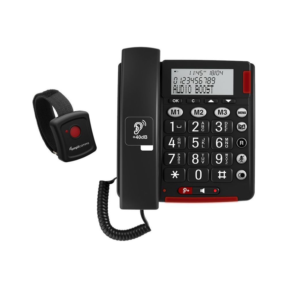 Geemarc Amplicomms BigTel 50 Alarm Plus Corded Phone