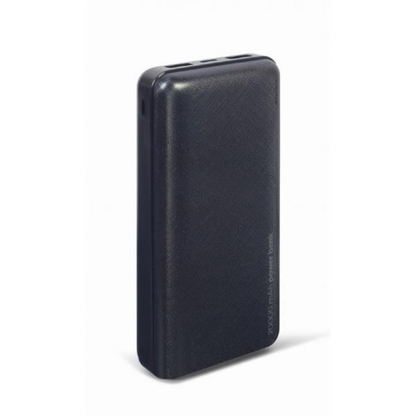 Gembird Pb20-02 Lithium Polymer (Lipo) Power Bank 20000mAh Black
