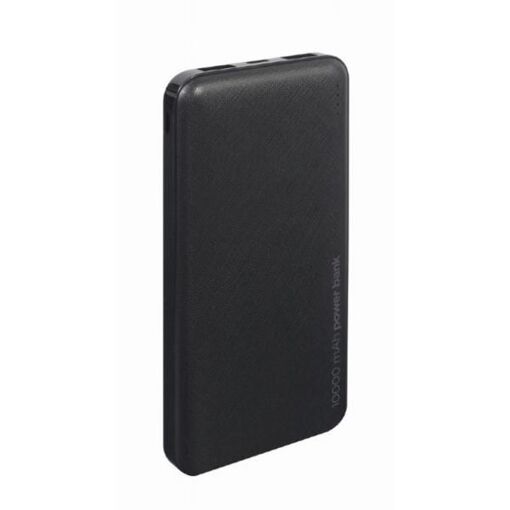 Batería portátil Gembird Lipo 10000 mAh, Negra