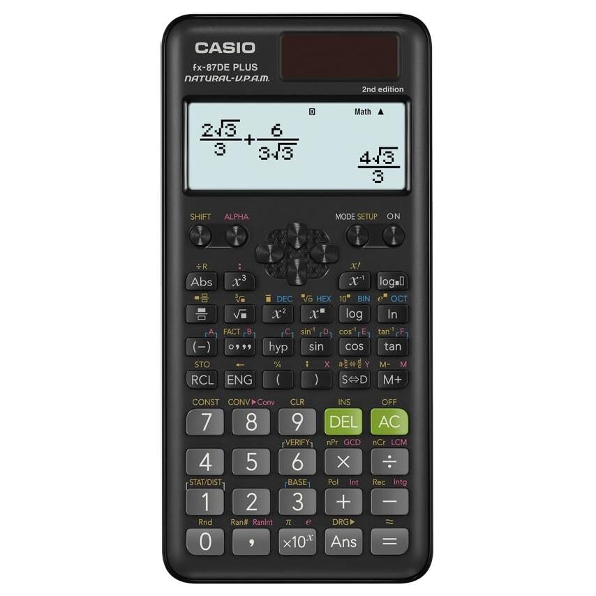 Casio FX-87DE Plus 2nd Edition Pocket Scientific Calculator