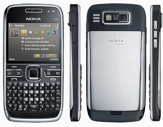 Nokia E72 Black Zodium