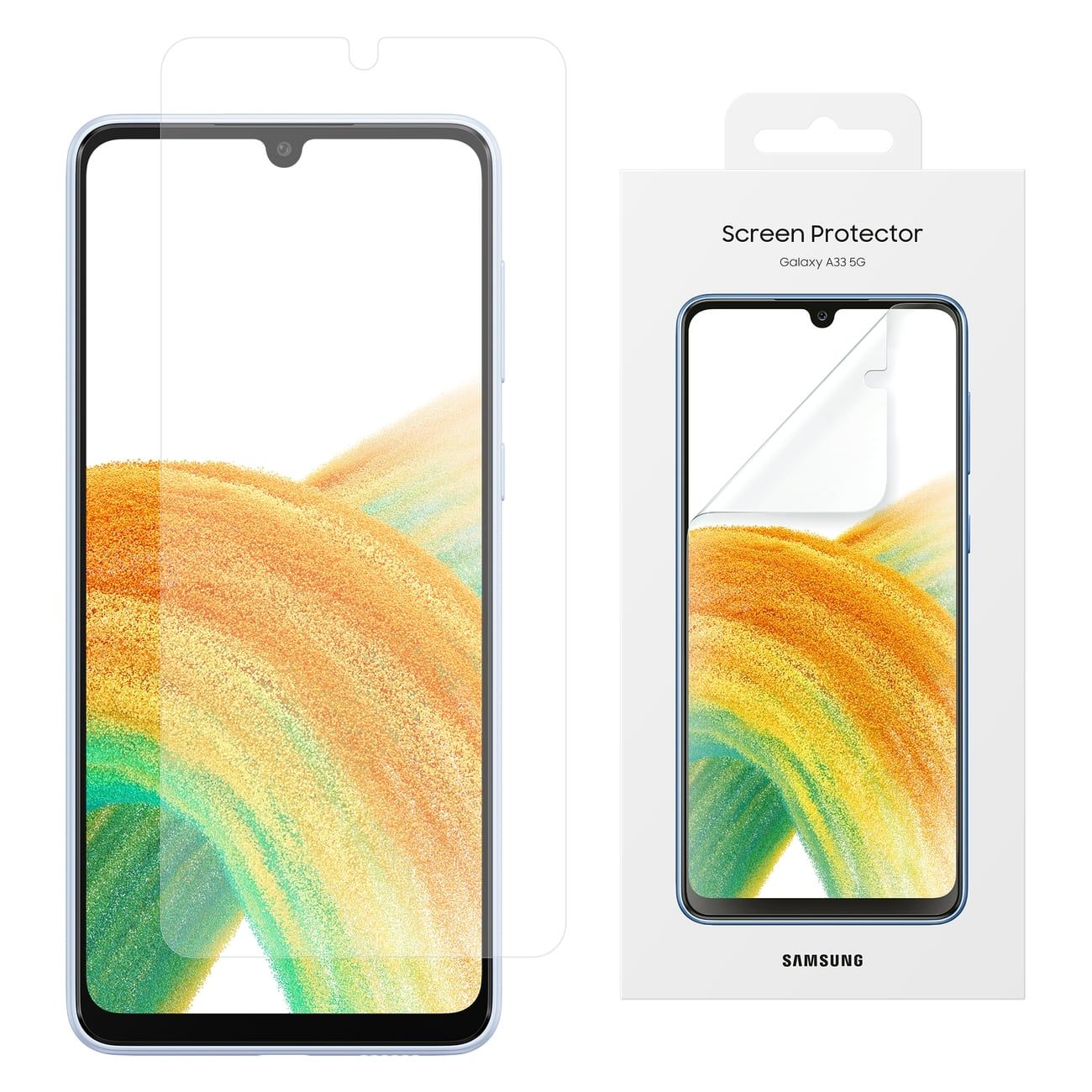 Samsung Galaxy A33 5G Display Protector, Transparent