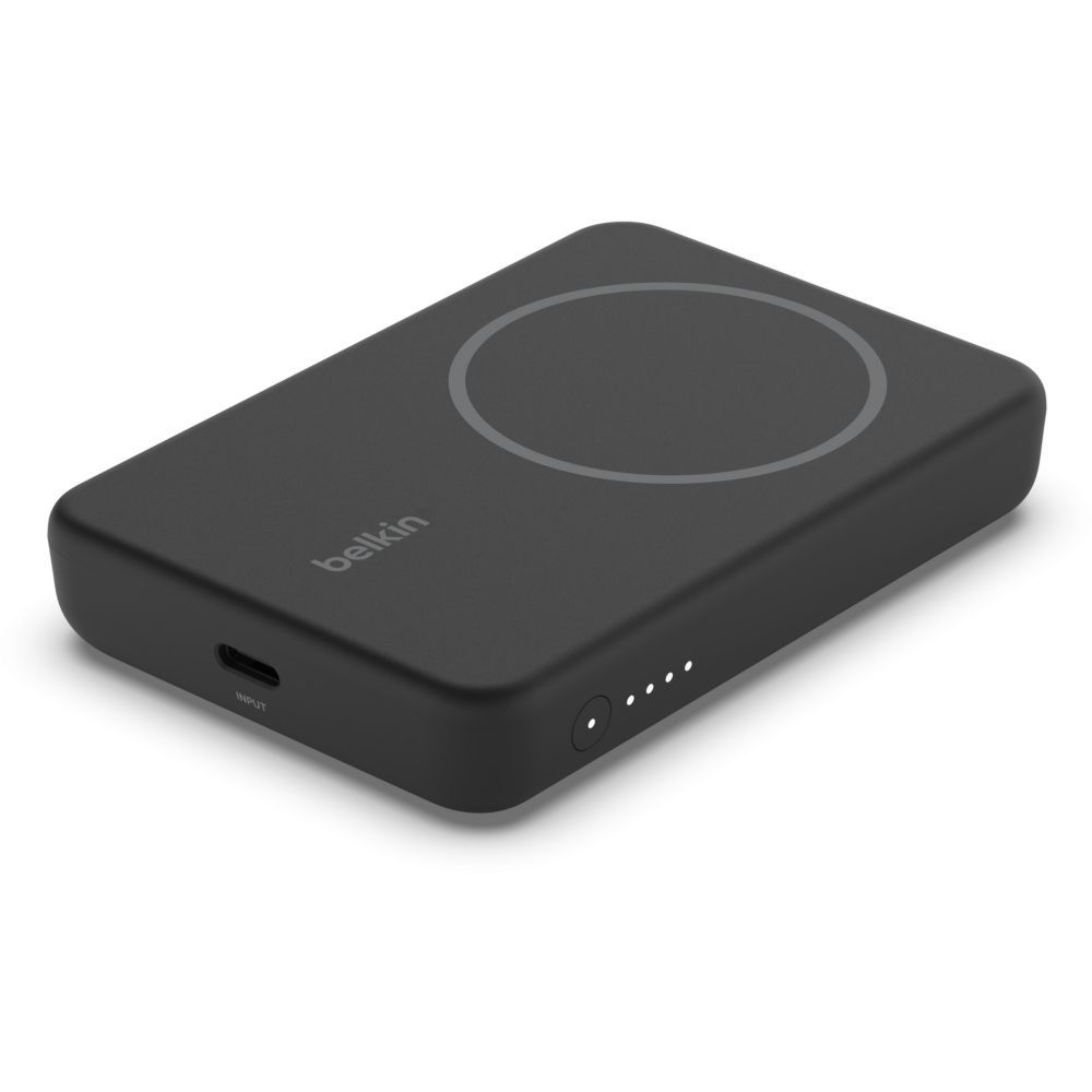Belkin Boostcharge 5000mAh Wireless Recharge Power Bank, Black