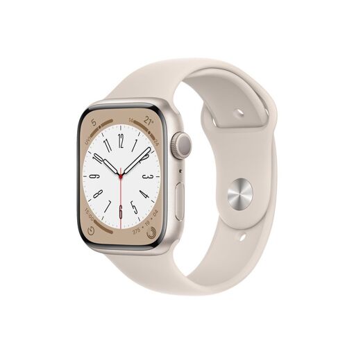 Apple Watch Serie 8 (GPS) - 45 mm - Caja de aluminio - Banda deportiva