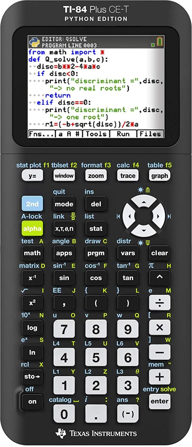 Texas Instruments TI-84CEPY - Python Edition Graphing Calculator