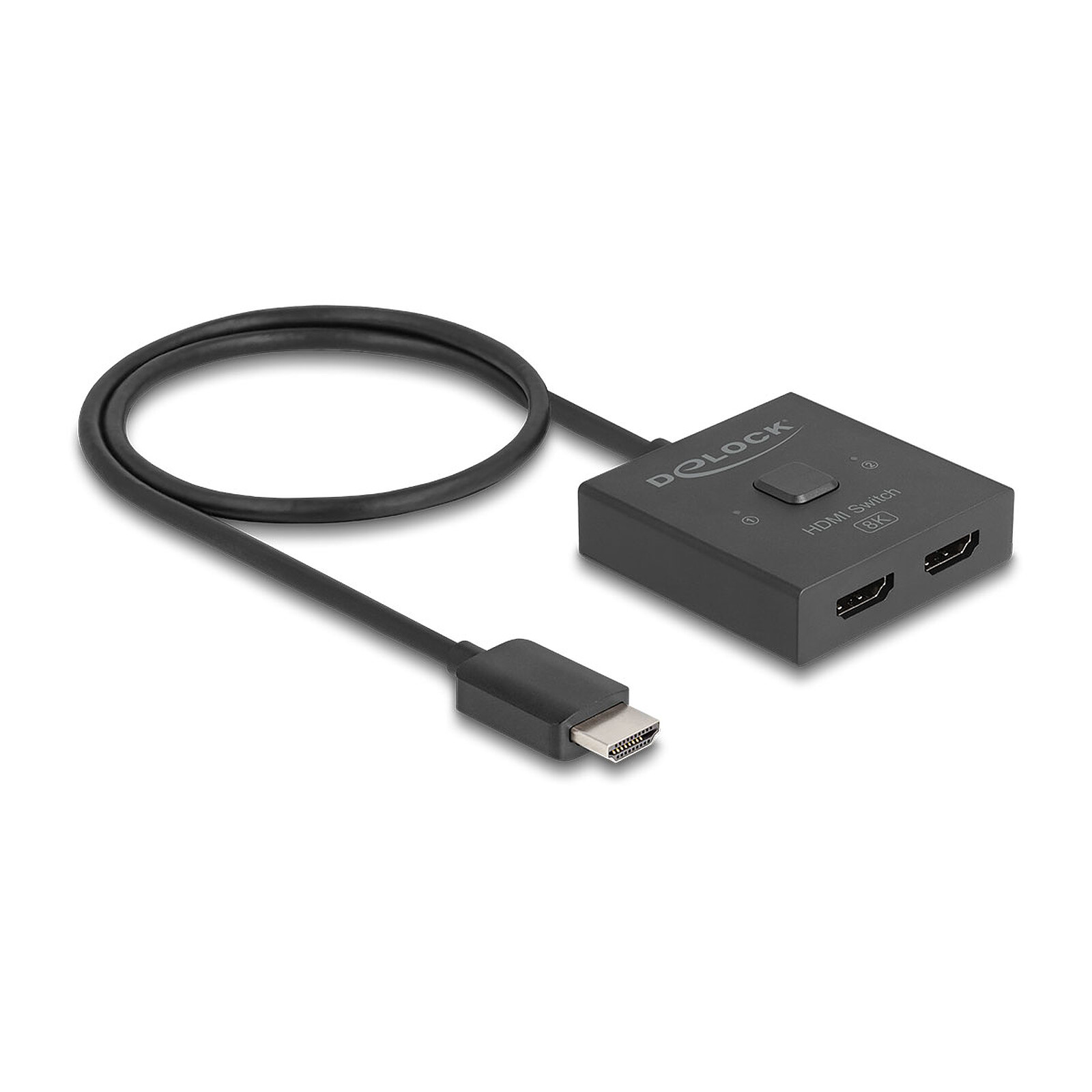 Conmutador HDMI 2 puertos DeLock 8K a 60 Hz