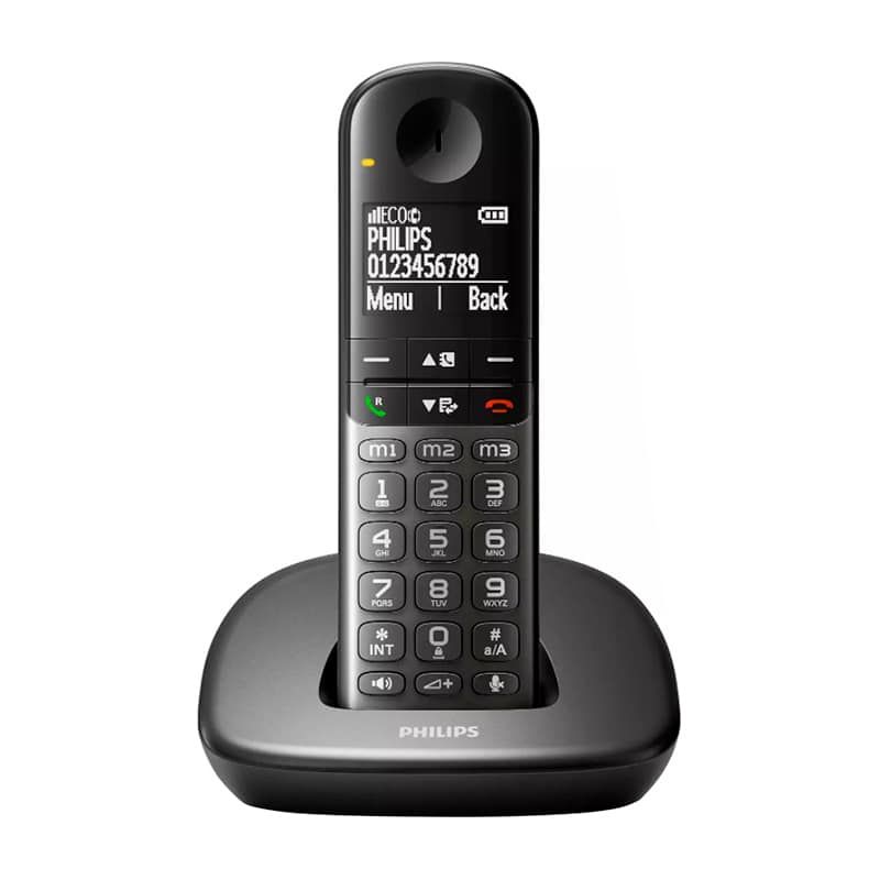 Téléphone Philips XL4901DS Noir
