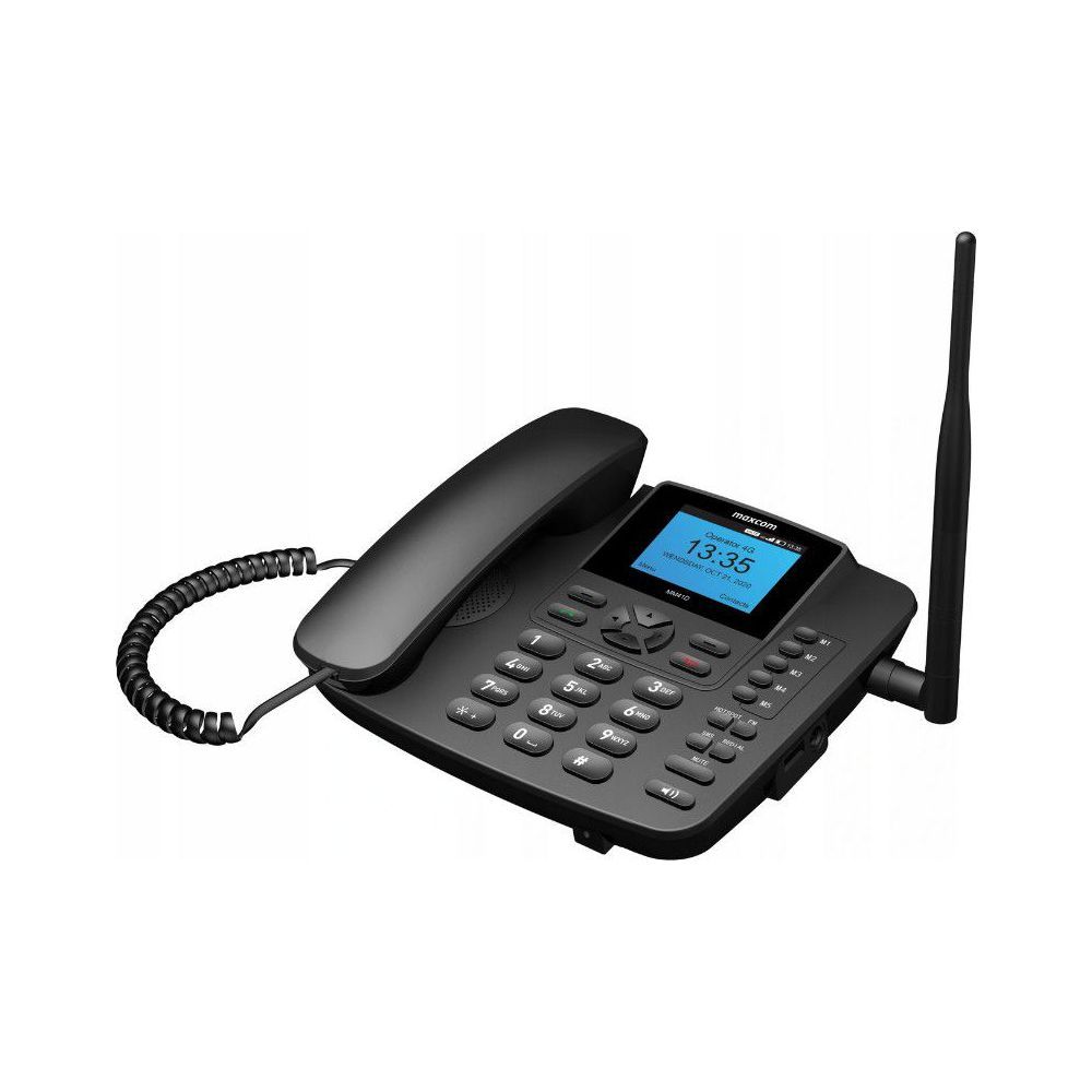 Teléfono fijo Geemarc con tarjeta SIM Maxcom MM41D, 4G LTE, botones grandes