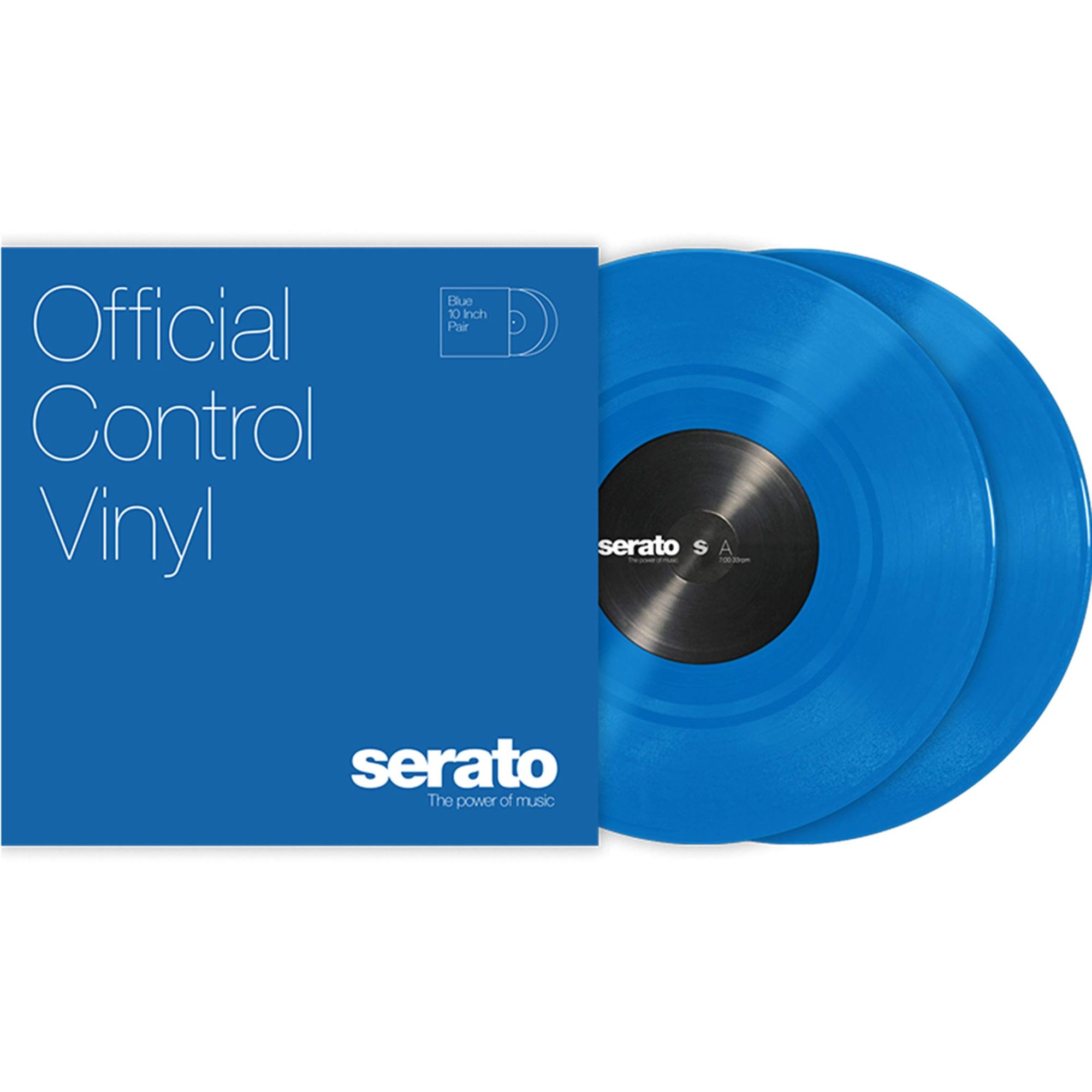 Serato SCV-PS-BLU 7-Inch Standard Color Vinyl Timecode Stickers (Pair)