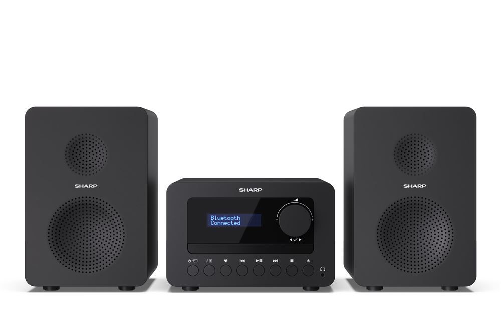 Sharp XL-B520D Radio: FM/DAB+ CD Player with USB & Bluetooth 5.0