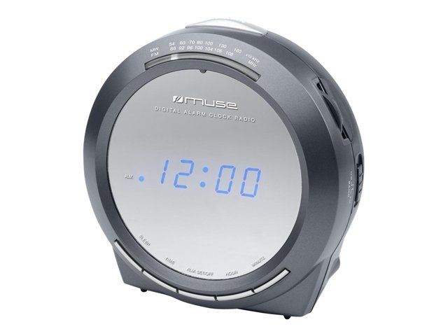 Muse M-12 CR Dual Alarm Clock Radio