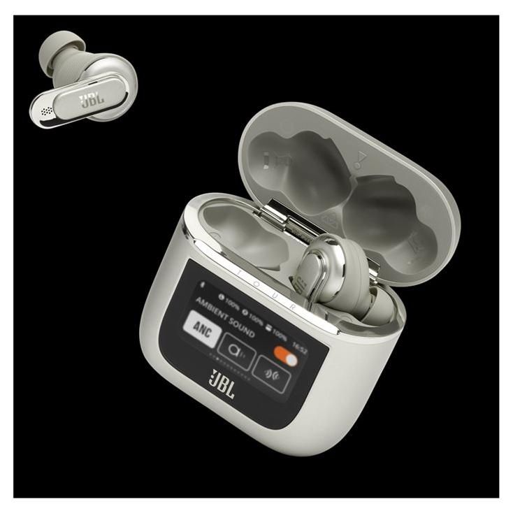 JBL Tour Pro 2 Wireless Headphones with Microphone - In-Ear - Bluetooth - Active Noise Cancellation - Champagne