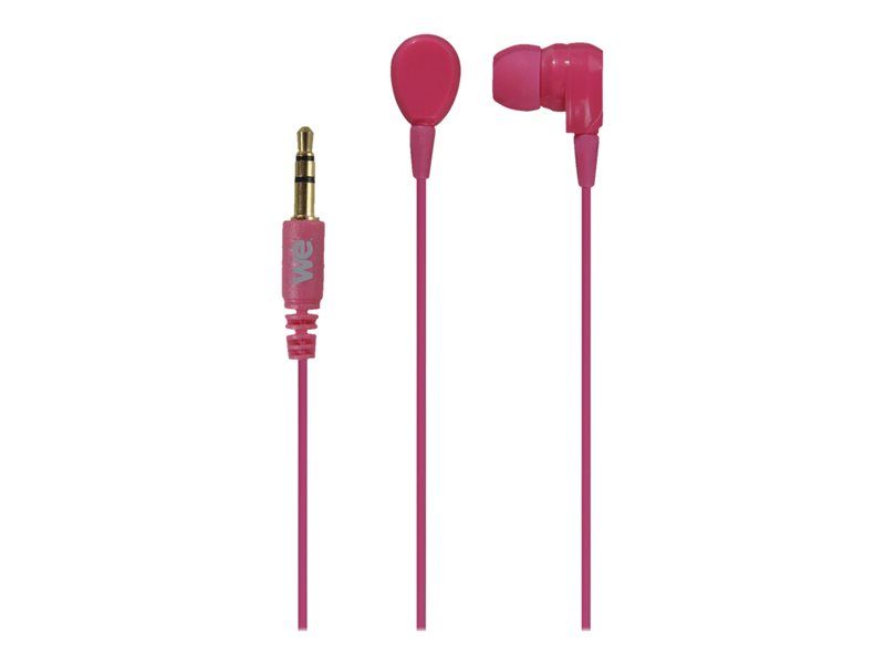 We Digital Earbuds - Wired - 3.5mm Jack - Fuchsia