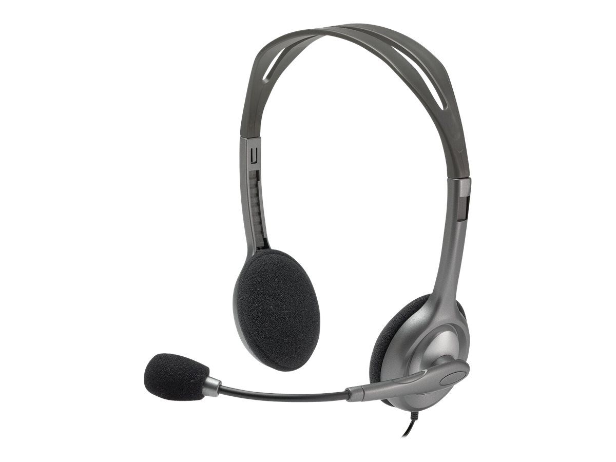 Logitech Stereo Headset H110 - Headphone - Over-ear - Wired