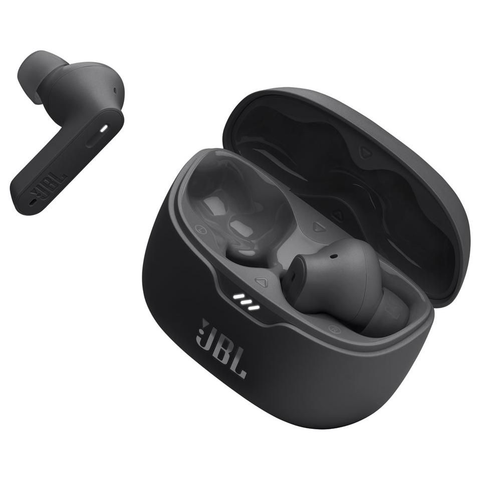 JBL TUNE Beam Active Noise Cancelling Wireless Earbuds - Black
