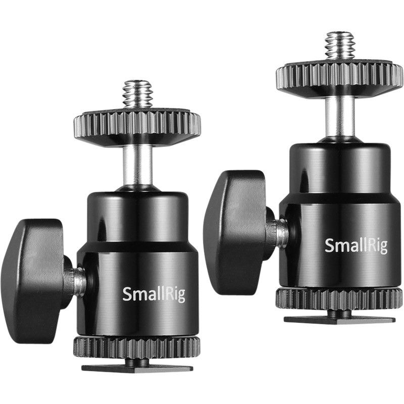 SmallRig 2059 - 1/4-Inch Threaded Head with Quick Release Plate for L-Brackets