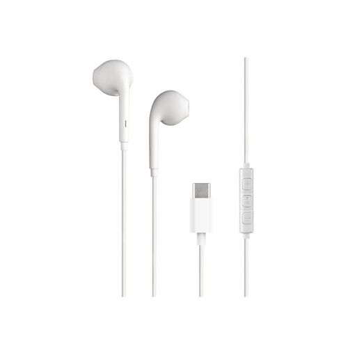 Auriculares Conectados Bigben con Micrófono - Blanco