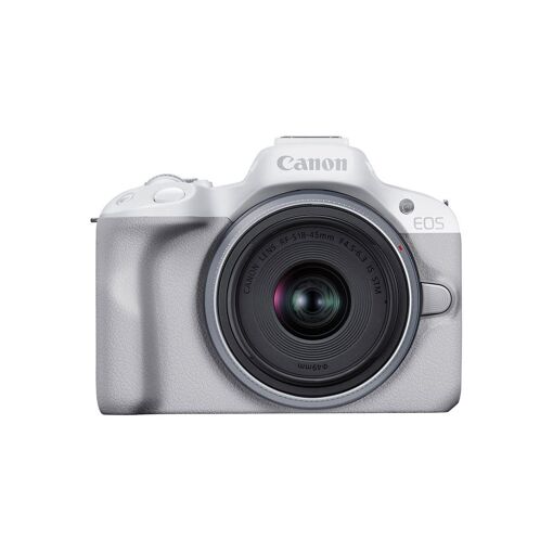 Canon EOS R50 Blanco + Objetivo RF-S 18-45 mm f/4.5-6.3 IS STM