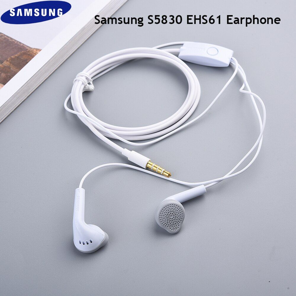 Ecouteurs Samsung d'origine S5830 avec micro et fil 3,5 mm