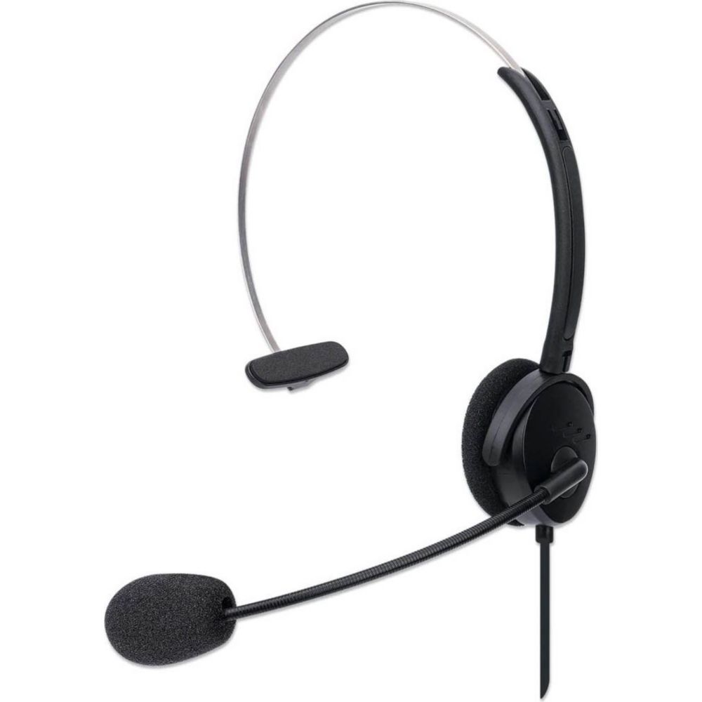 Manhattan Mono In-Ear Headset - Light - USB-A