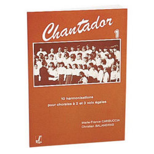 Fuzeau Chantador Vol 1 Sheet Music - 10 Songs