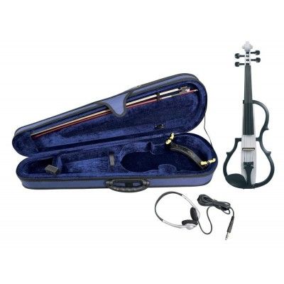 Violín Eléctrico Gewa, Gama para Principiantes, Vernis Blanco
