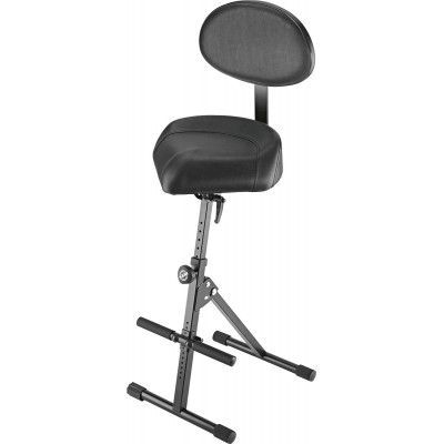Silla ergonómica K&M con reposabrazos - Cuero sintético