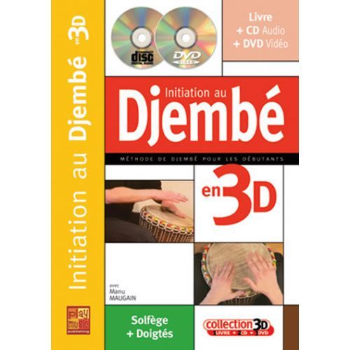 Maugain Manu Djembe Introduction 3D CD DVD