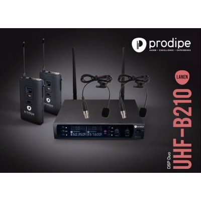 Prodipe B210 DSP Lavalier Duo UHF Microphone