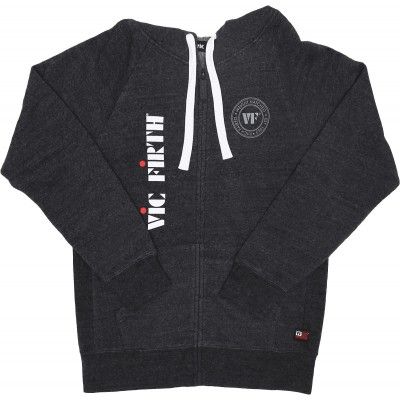 Vic Firth Zip Up Logo Hoodie M