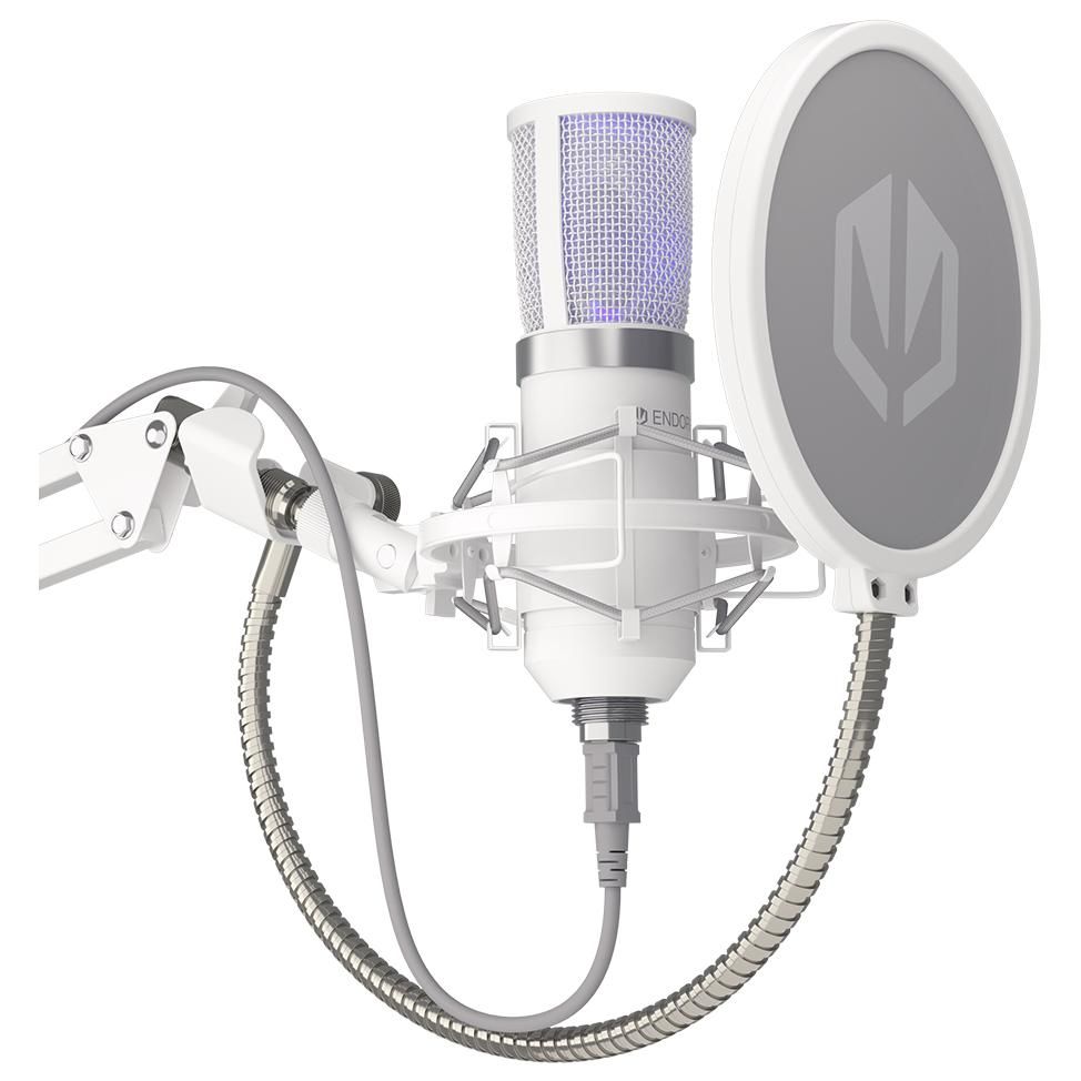 Endorfy Solum Streaming White PC Microphone