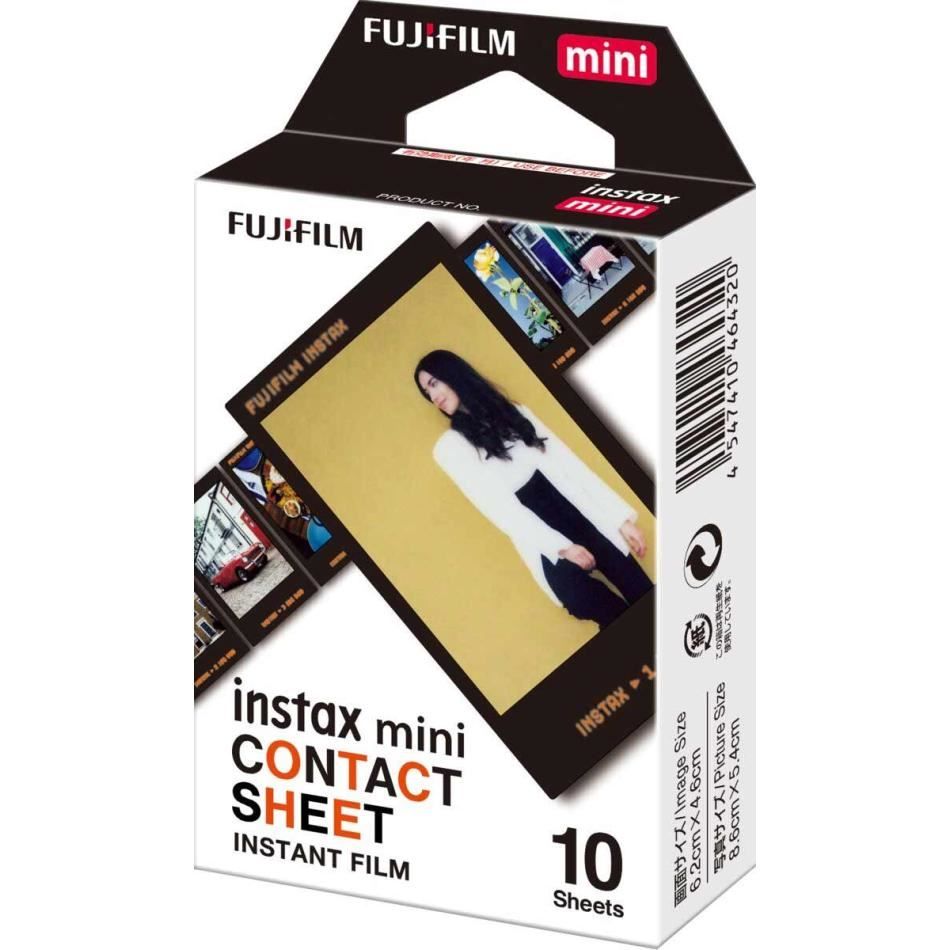 Hoja de contacto Fujifilm Instax Mini - Paquete de 10