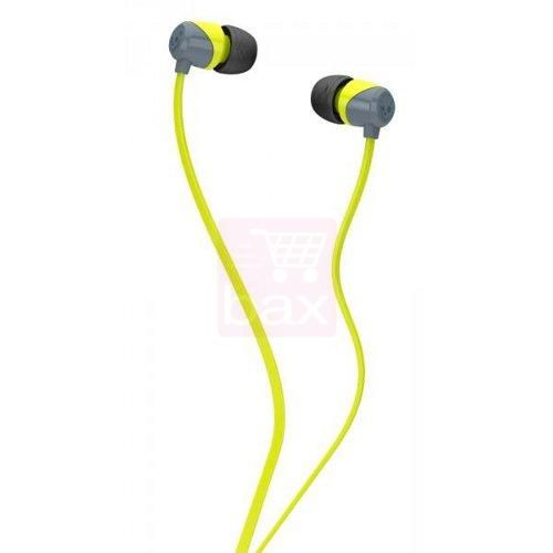 Skullcandy JIB In-Ear Headphones - Gray/Lime Green