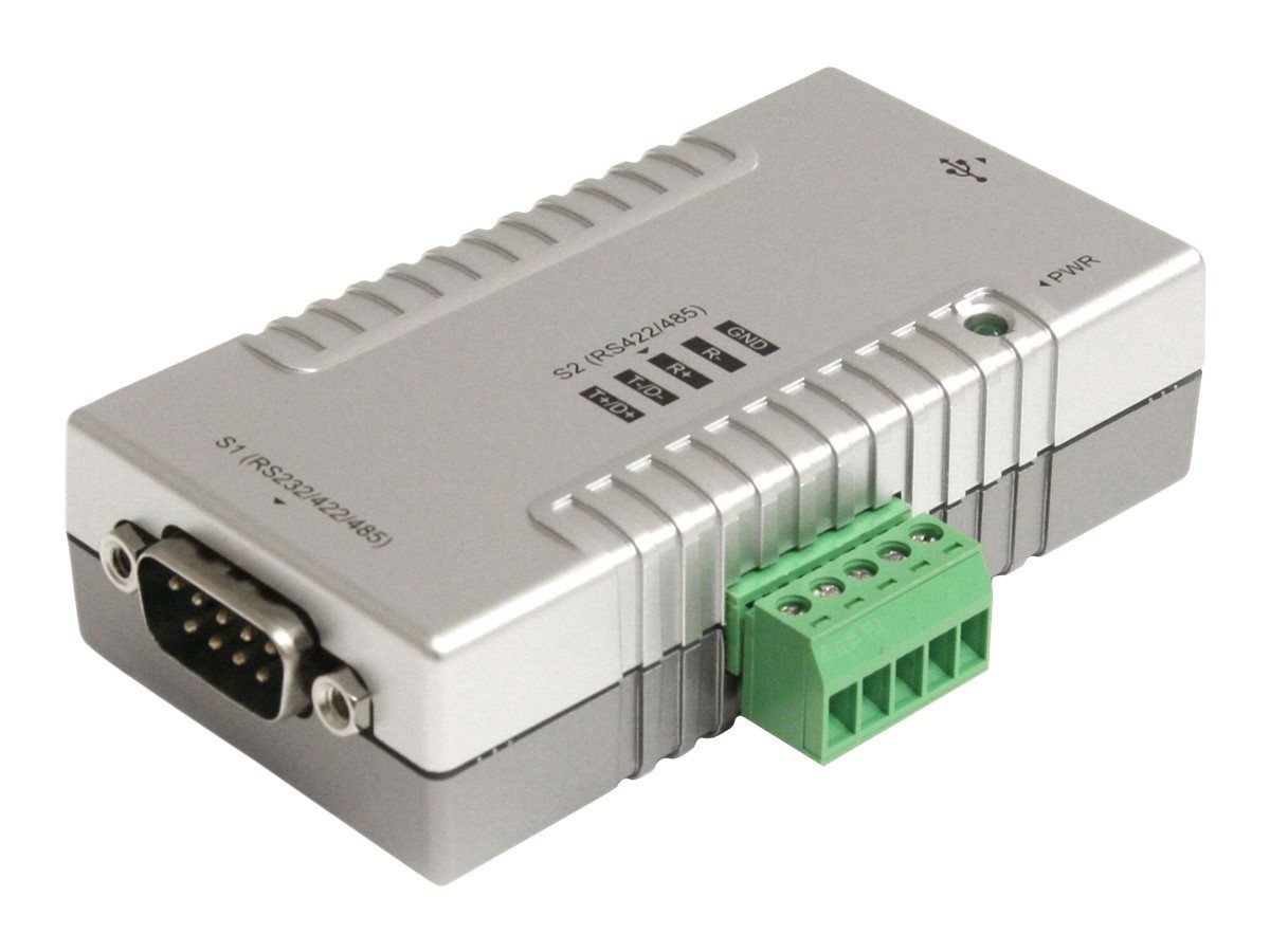 Adaptador serial StarTech USB de 2 puertos - Memoria de puerto COM - Adaptador serial - USB 2.0 - RS-232, RS-422, RS-485 - 2 puertos - Gris