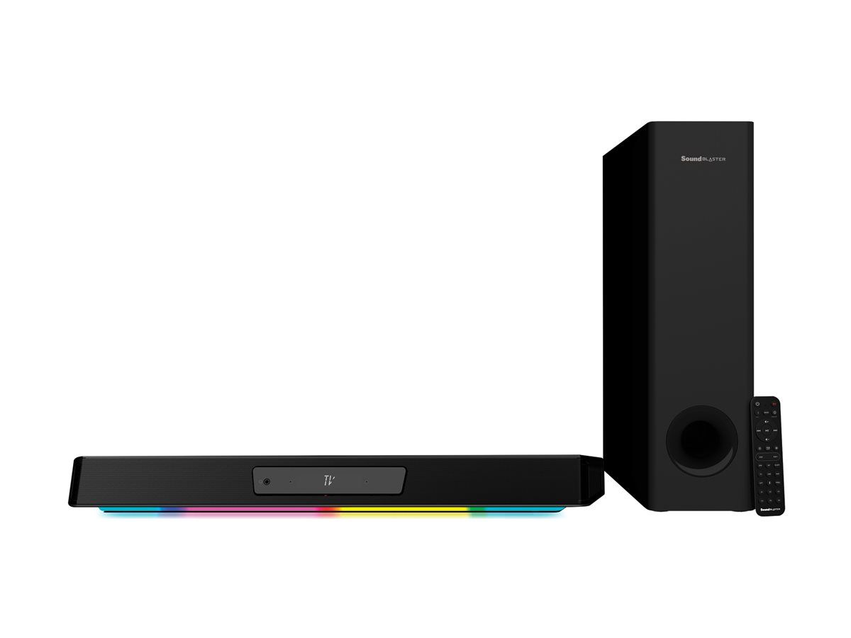 Creative Sound Blaster Katana V2X - 2.1 Channel Wireless Audio Bar - Bluetooth - App Controlled - USB - 90W