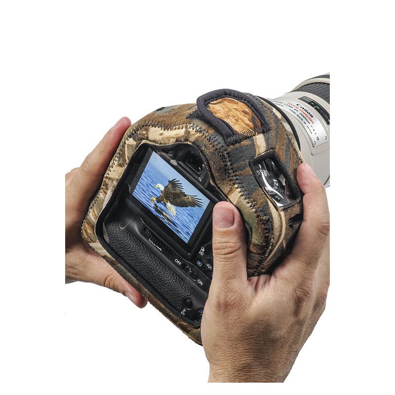 Lenscoat BodyGuard Camouflage Compact CB Camera Case for Reflex with Grip - LCBGCGCBM4