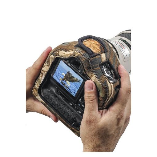 Étui de protection Lenscoat BodyGuard Camouflagé Compact pour appareil photo reflex avec poignée - LCBGCGCBM4