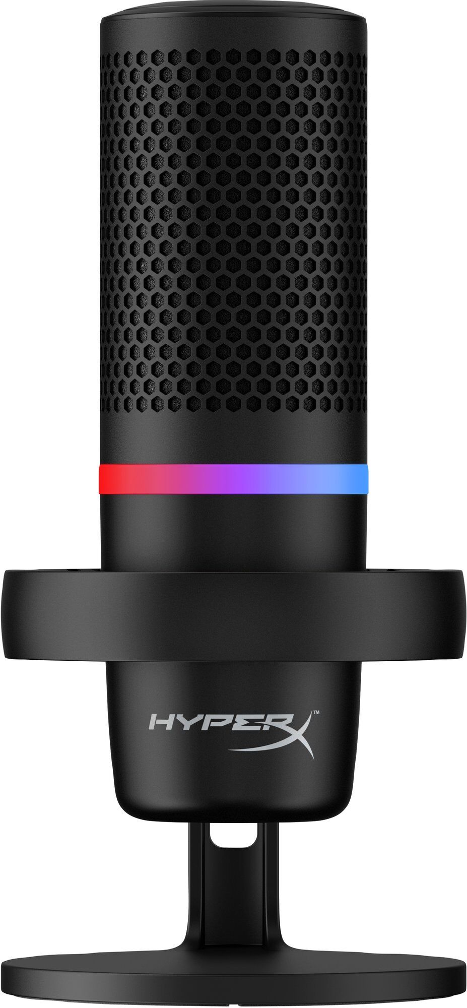Microphone HyperX DuoCast USB - Noir avec éclairage RGB