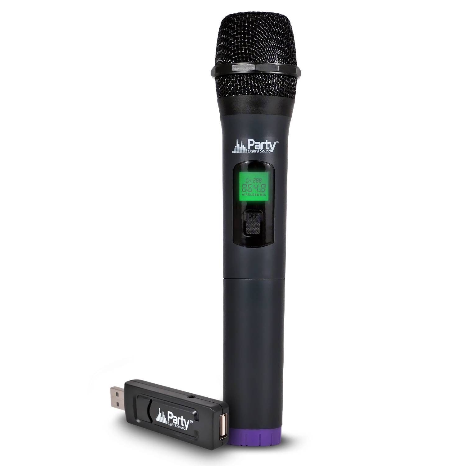Party Sound & Light SONO Micro Wireless Handheld with Digital Display UHF via USB - PA SONO DJ LED