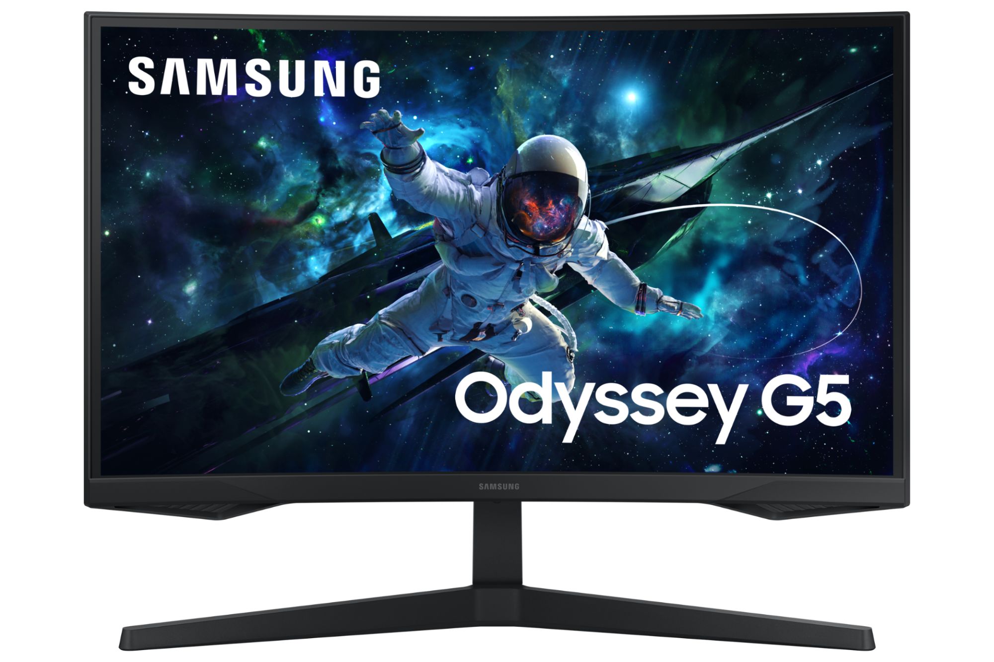 Samsung Odyssey G5 S27CG554EU - 27" Curved Gaming Monitor - QHD 2560x1440 @ 165Hz - VA - 300cd/m² - HDR10 - 1ms Response Time - HDMI, DisplayPort