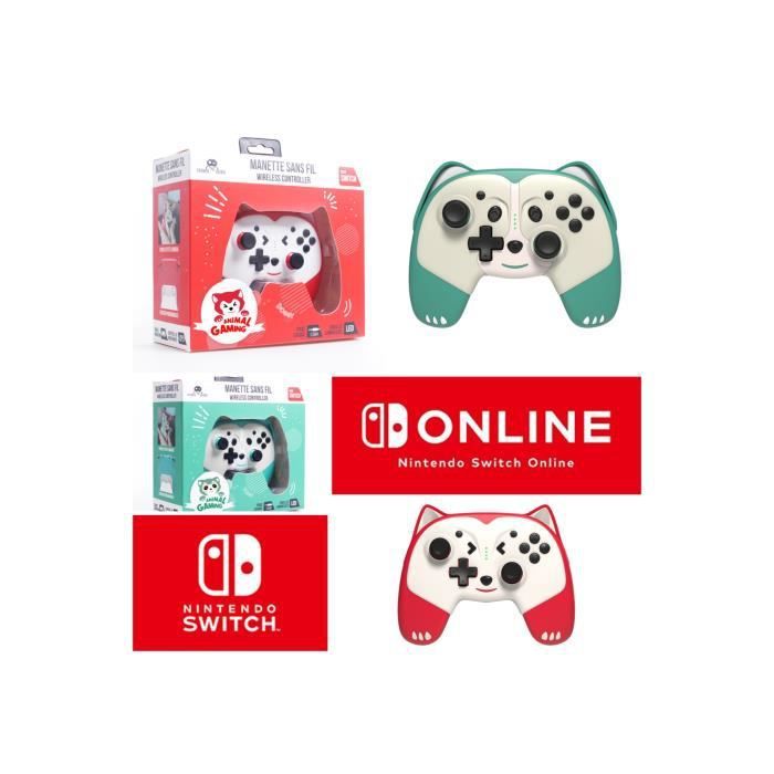 Controlador Bluetooth Freaks and Geeks para Nintendo Switch Edición Animal Crossing