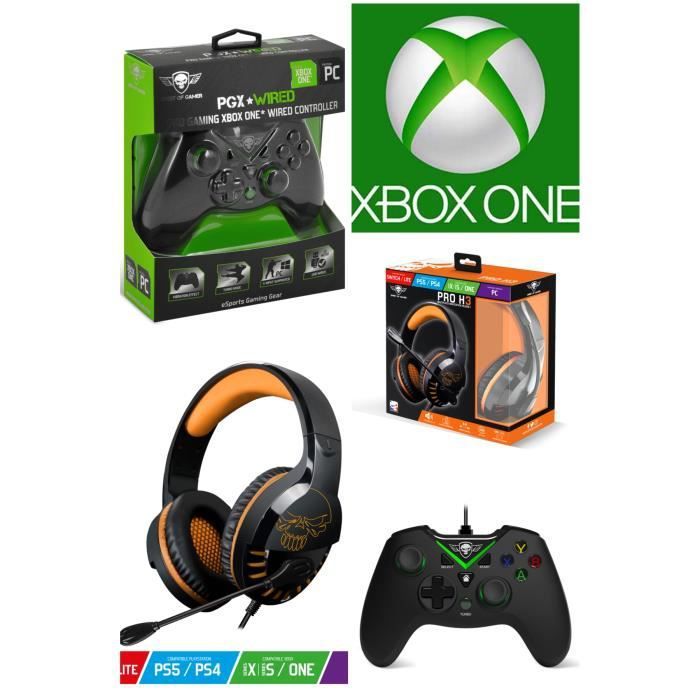 Controlador de juego Spirit of Gamer para Xbox One/S/X/PC - Naranja