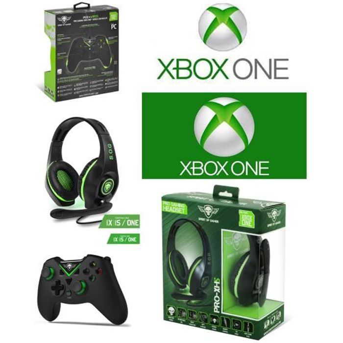 Auricular para juegos - Spirit of Gamer PRO-XH5 - Negro - Con cable - Over-ear