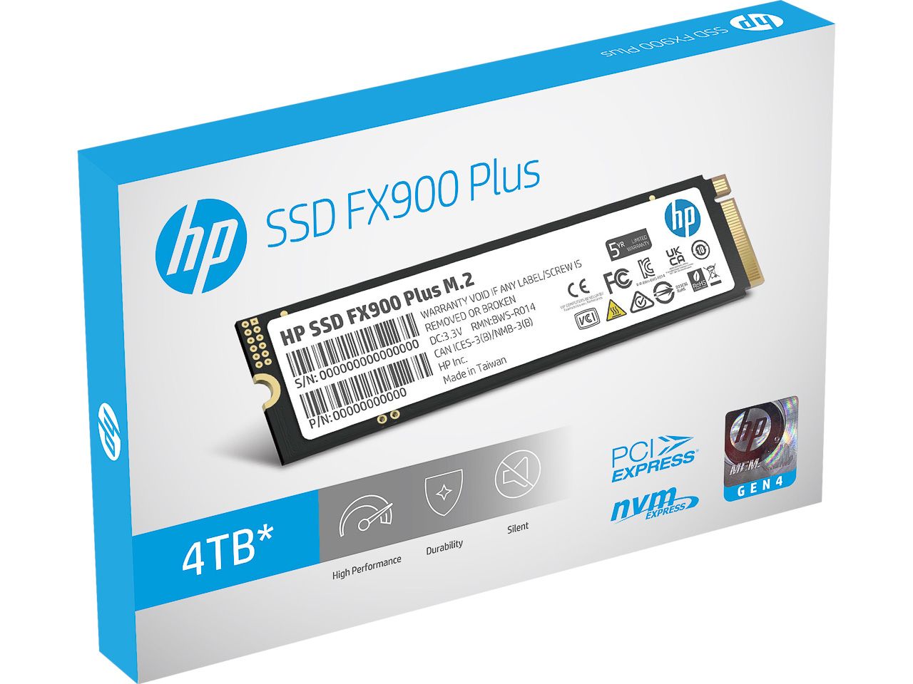 HP FX900 Plus 4TB M.2 NVMe SSD