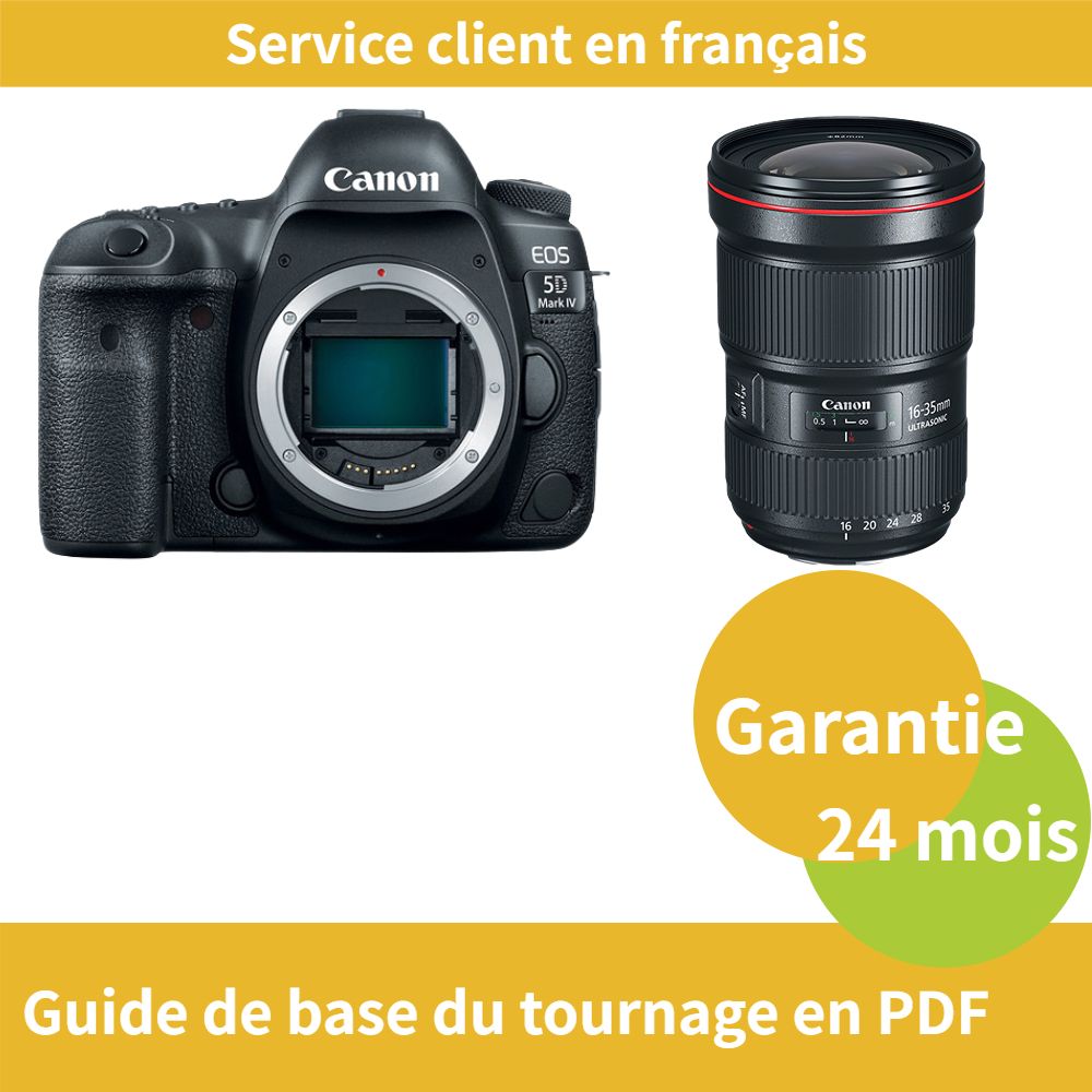 Canon EOS 5D Mark IV Camera + Canon EF 16-35mm f/2.8 L III USM Lens