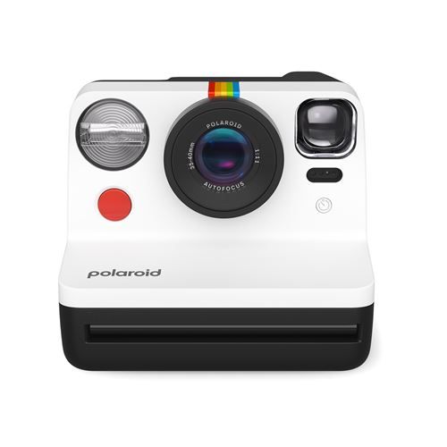 Polaroid Now Instant Camera - Black & White, 94.96-102.35mm Lens