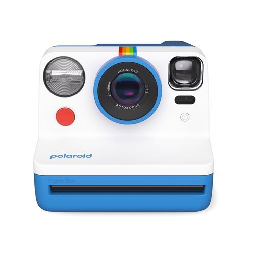 Polaroid Now Instant Camera - Blue (94.96-102.35mm Lens, Type 600/Type I)